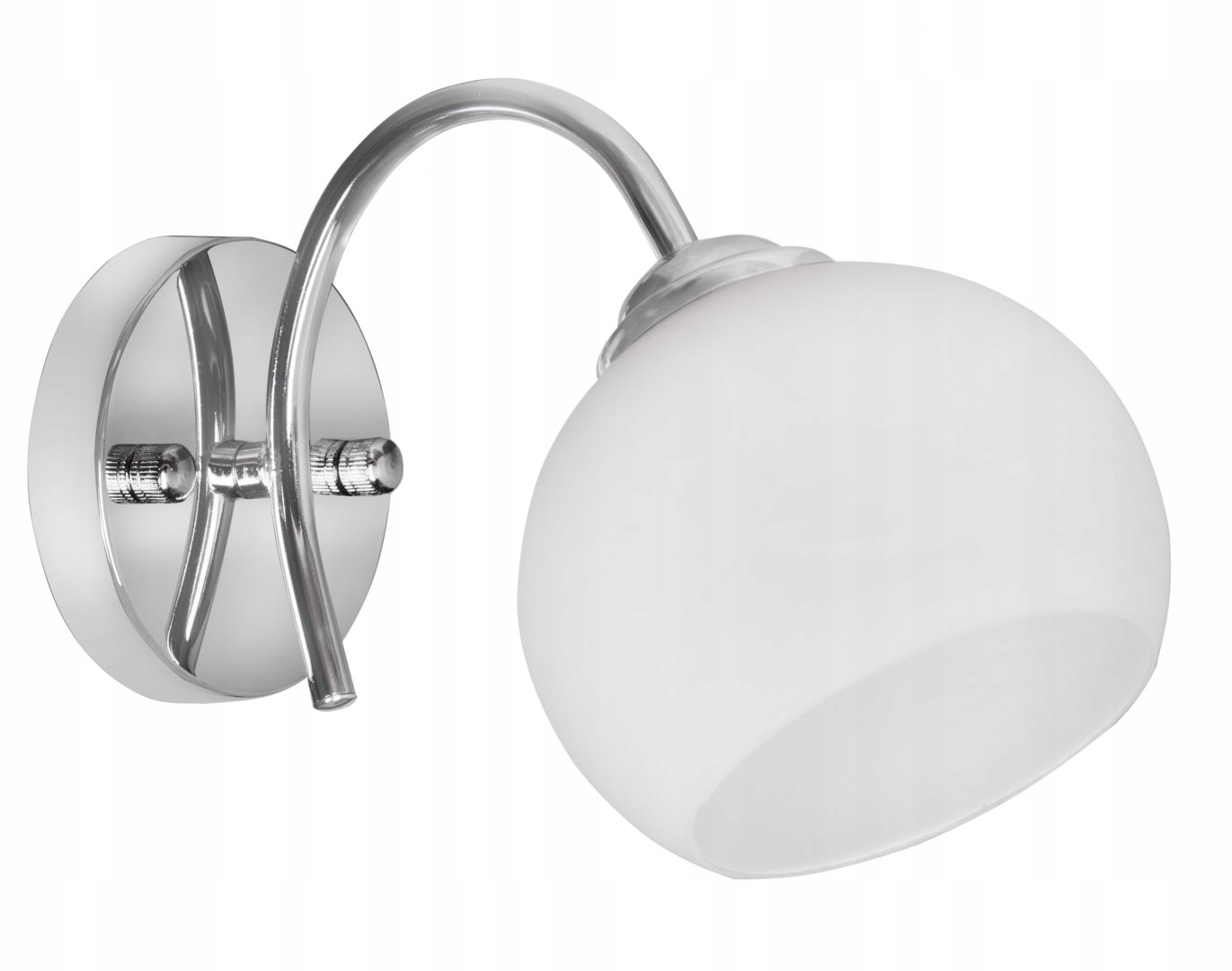 Nástenná lampa ActiveJet biela, strieborná, sivá E27 40 W
